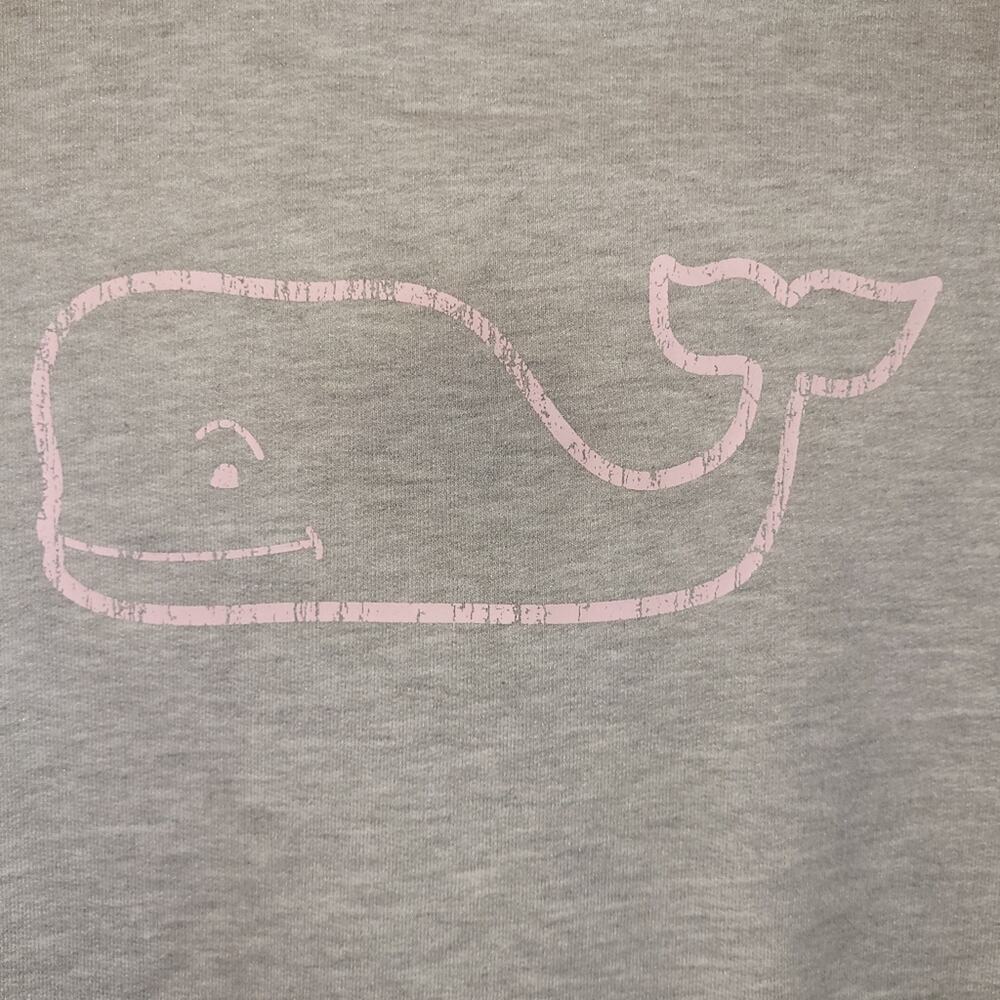 Vineyard Vines Womens 1/4 Zip Pullover Sweatshirt Gray/Pink Size XS - Picture 4 of 10
